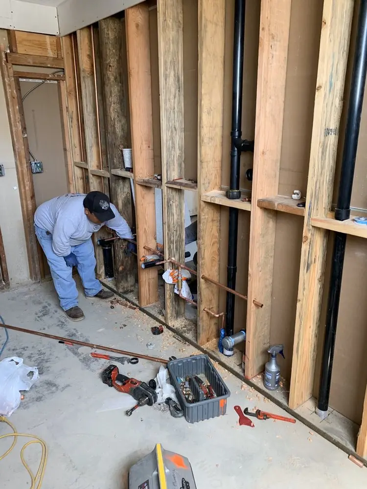 Commercial rough-in plumbing for Water Heater Replacement in Meadowcreek Estates